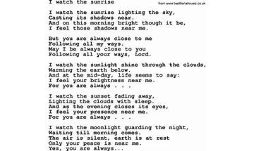 Watch the Sunrise en Lyrics [Cassandra Wilson]