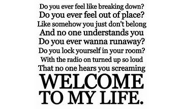 Welcome To My Life en Lyrics [Josef Michel]