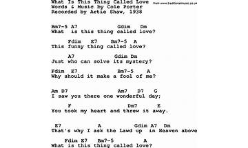 What Is This Thing Called Love? en Lyrics [Julie London]