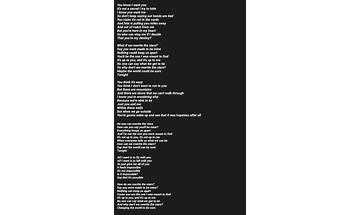 What You See en Lyrics [Ed Patrick]