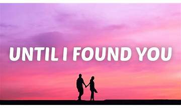 When I Find You en Lyrics [Cliff Richard]