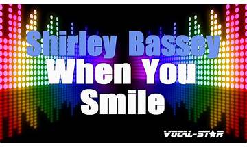 When You Smile en Lyrics [Shirley Bassey]