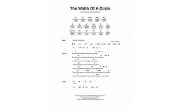 Width Of A Circle en Lyrics [David Bowie]
