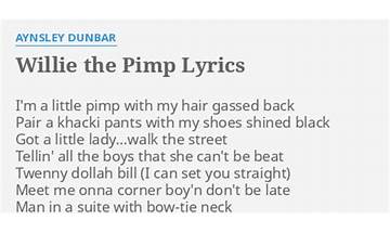 Willie The Pimp en Lyrics [Frank Zappa]