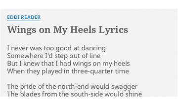 Wings On My Heels en Lyrics [Eddi Reader]