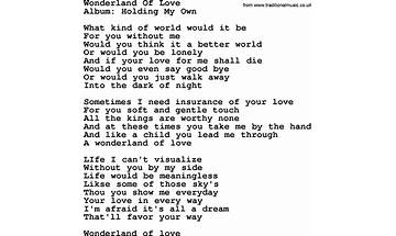 Wonderland of Love en Lyrics [George Strait]