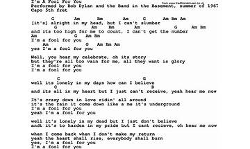 You\'re A Fool en Lyrics [Picture (Band)]