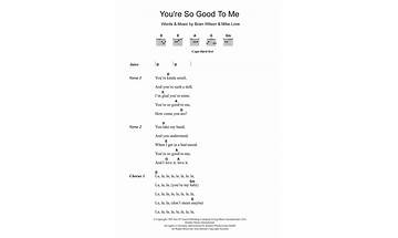 You\'re So Good To Me en Lyrics [Science Poption]