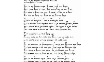 Younger Days en Lyrics [Joe Fagin]