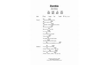 Zombie en Lyrics [Normie Girlfriend]