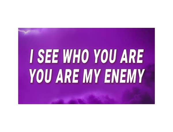 ​i see you as an enemy en Lyrics [​asteria]