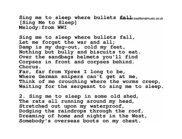 ​sing u to sleep en Lyrics [Julia Alexa]