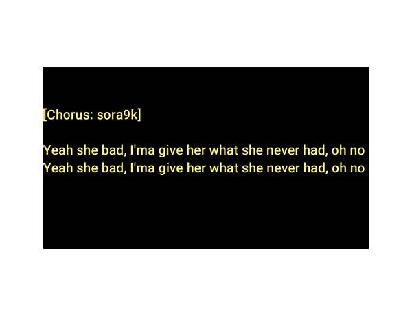 ​what she never had!*♡ en Lyrics [​sora9k]