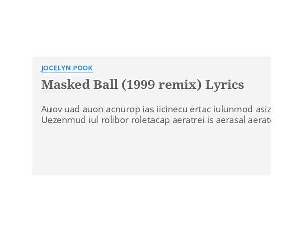 1999 Remix en Lyrics [AJA]