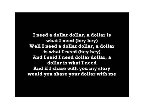 A Dolla Is a Dolla en Lyrics [Lalcko]