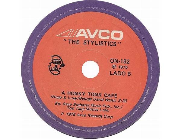 A Honky Tonk Cafe en Lyrics [The Stylistics]