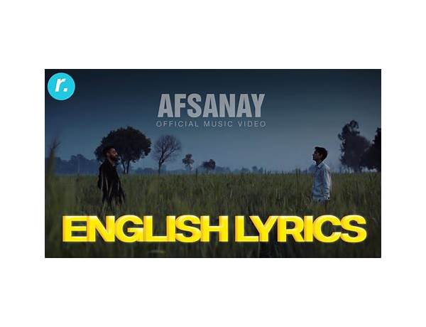 AFSANAY nl Lyrics [Talhah Yunus]