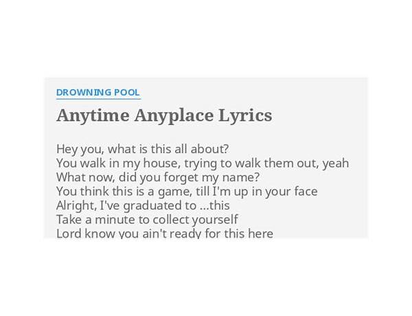 ATAP - Anytime, Any Place en Lyrics [Rhymez]