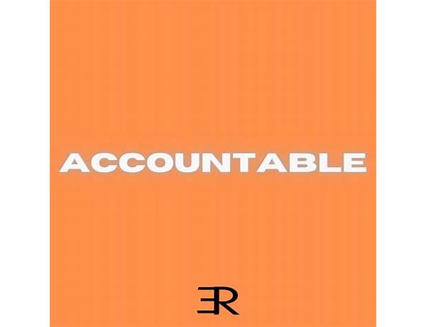 Accountable en Lyrics [Caleb Gordon]