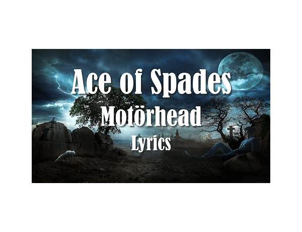 Ace O\' Spades en Lyrics [Streetwalkers]