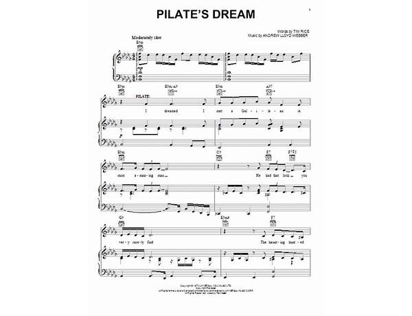 After Dinner en Lyrics [PILATE\'S DREAM & LIFTING LIGHTERS]