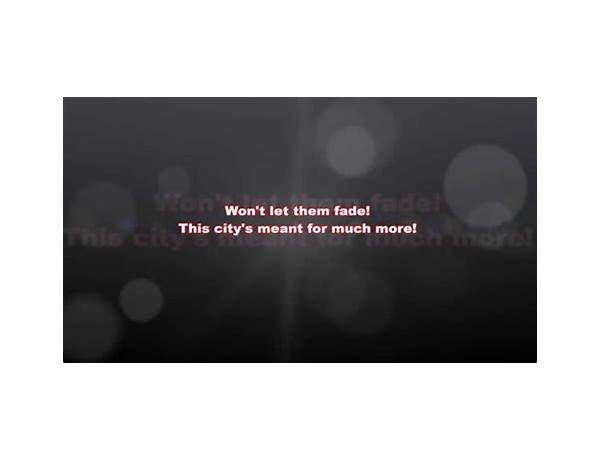 After the Blackout en Lyrics [The Fold]