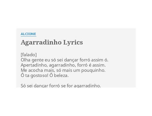 Agarradinho pt Lyrics [Alcione]