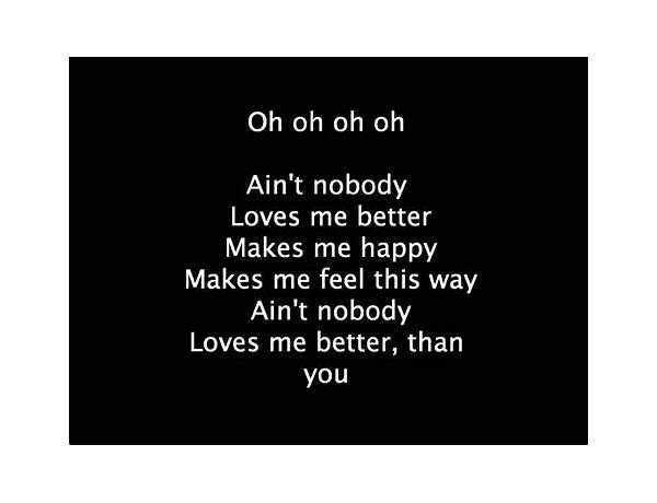 Ain\'t Nobody en Lyrics [Jaki Graham]