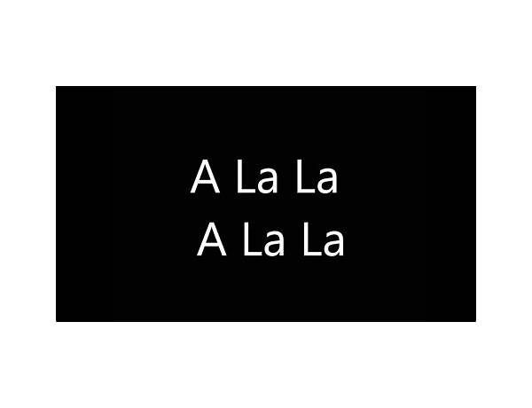 Alala en Lyrics [CSS]