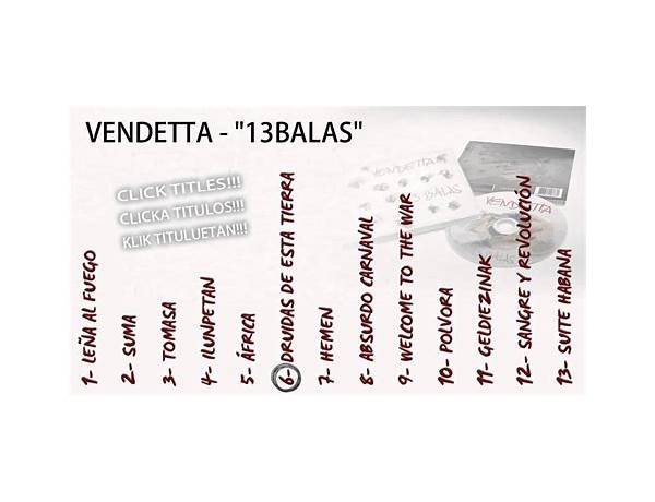Album: 13 Balas, musical term
