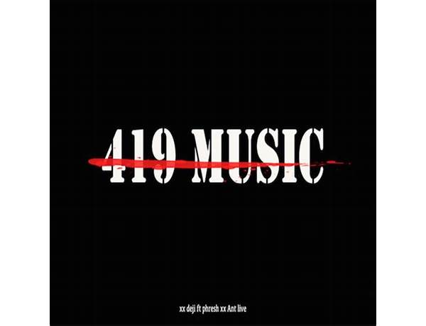 Album: 419, musical term