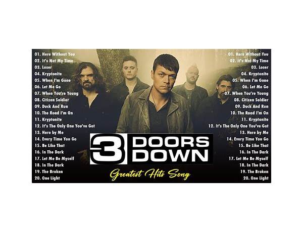 Album: 6 Doors Down, musical term