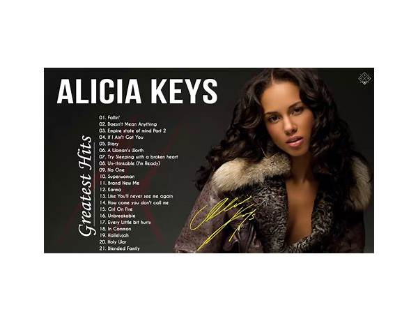 Album: ALICIA, musical term