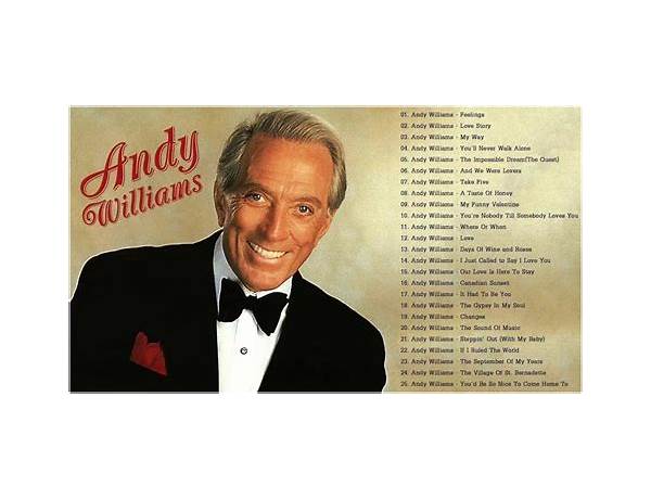 Album: Andy Williams’ Greatest Hits, musical term