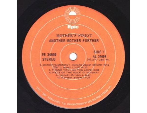 Album: Another Mother Further, musical term