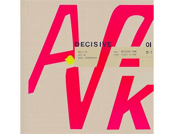 Album: Decisive (Ely), musical term