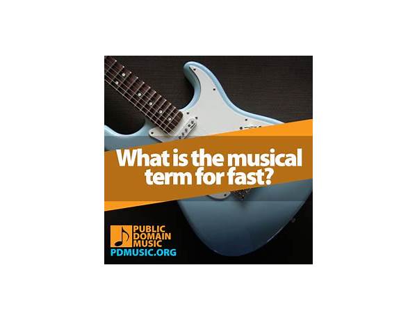 Album: Faster, musical term