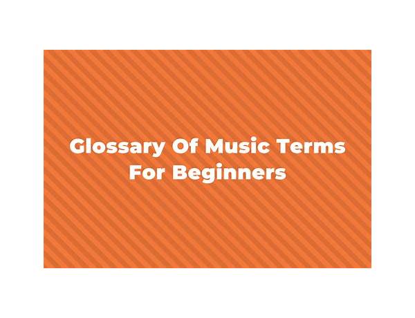 Album: G., musical term