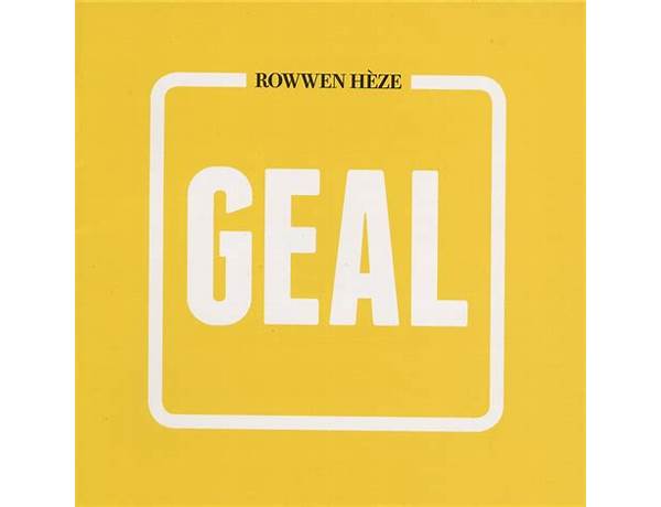 Album: GEAL, musical term