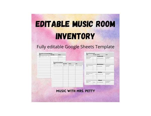 Album: Inventory, musical term