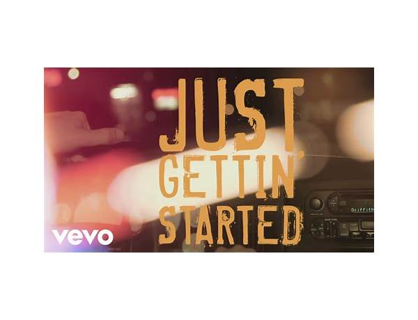 Album: Just Getting Started, musical term