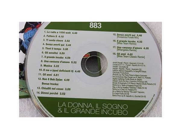 Album: La Donna Il Sogno, musical term