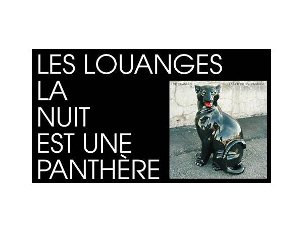 Album: La Nuit Est Une Panthère, musical term