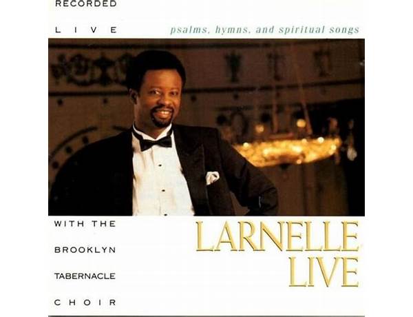 Album: Larnelle Live, musical term