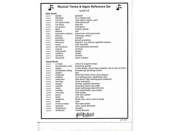 Album: MUC, musical term