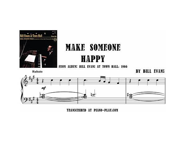 Album: Make Someone Happy, musical term