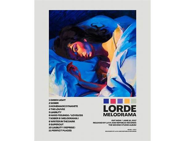 Album: Melodrama, musical term