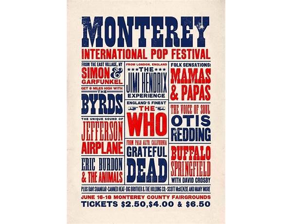 Album: Monterey, musical term