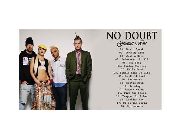 Album: No Doubt About It, musical term