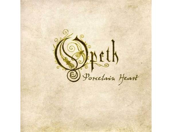 Album: Porcelain Heart, musical term